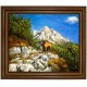 Thomas Cole 110x70cm - der Aufbruch - handgemalt nach der Vorlage v. Thomas Cole