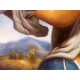 Engel Portrait- handgemaltes Ölbild in 50x60cm nach einer Motivvorlage v. Lorenzo Lotto