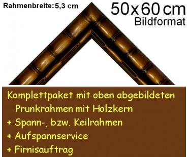 Bilderrahmen S10 Goldbraun F50x60cm