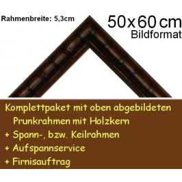 Bilderrahmen S10 Dunkelbraun F50x60cm Bilderrahmen S10 Dunkelbraun F50x60cm