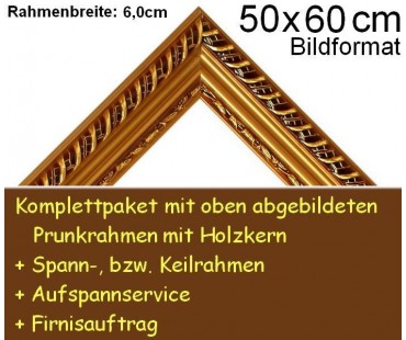 Bilderrahmen S11 Goldbraun F50x60cm