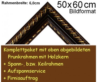 Bilderrahmen S11 Weinrot F50x60cm
