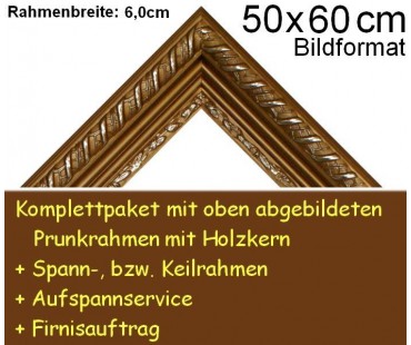Bilderrahmen S11 Weinrot F50x60cm