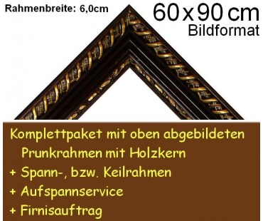 Bilderrahmen S10 Weinrot F60x90cm