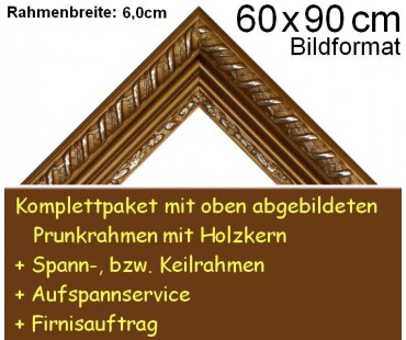 Bilderrahmen S10 Weinrot F60x90cm