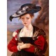 Rubens - Portrait Susann Fourment - handgemaltes Ölbild 