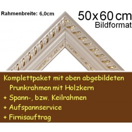 Bilderrahmen S11 Weiß F50x60cm Bilderrahmen S11 Weiß F50x60cm
