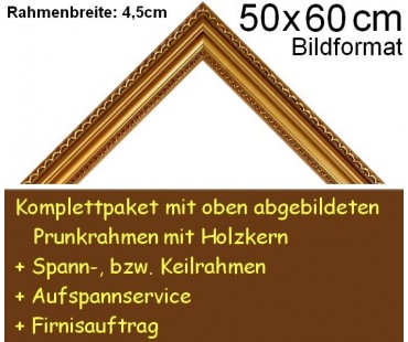 Bilderrahmen S12 gold F50x60cm