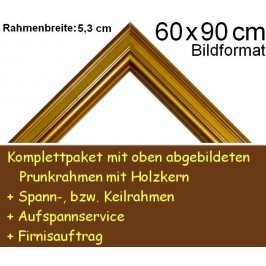 Bilderrahmen S15 Gold F60x90cm Bilderrahmen S15 Gold F60x90cm