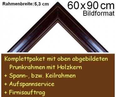 Bilderrahmen S15 Dunkelbraun F60x90cm