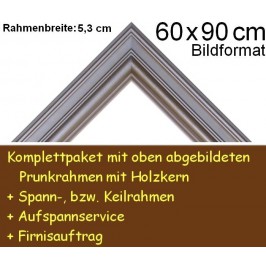 Bilderrahmen S15 Silbergrau F60x90cm Bilderrahmen S15 Silbergrau F60x90cm