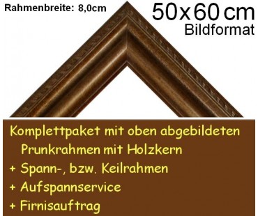Bilderrahmen S18 Braun-Grau F50x60cm