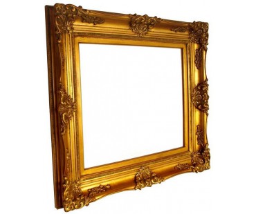 Barockrahmen S25 in Goldbraun F50x60cm