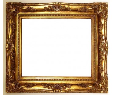 Barockrahmen ID230-S7 in Goldbraun F50x60cm