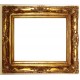 Barockrahmen ID230-S7 in Goldbraun F50x60cm