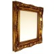 Barockrahmen ID230-S7 in Goldbraun F50x60cm