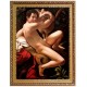 Johannes der Taeufer, handgemaltes Ölbild in 50x70cm-Caravaggio