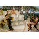 Alma Tadema- 60x90 cm - Sappho und Alcaeus 1881, handgemalt nach einer Vorlage v. Alma-Tadema Sir Lawrence