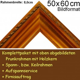 Bilderrahmen S19 in Gold-Braun F50x60cm Bilderrahmen S19 in Gold-Braun F50x60cm
