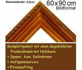 Bilderrahmen S19 Gold-Braun F60x90cm