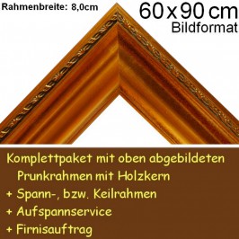 Bilderrahmen S19 Gold-Braun F60x90cm Bilderrahmen S19 Gold-Braun F60x90cm