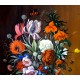 Blumen, Blumenstrauß - handgemaltes Ölbild , gemalt nach einer Vorlage in 40x50cm