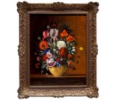 Blumen, Blumenstrauß - handgemaltes Ölbild , gemalt nach einer Vorlage in 40x50cm