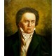 Beethoven Ludwig -  handgemaltes Ölbild nach einer Motivvorlage von Joseph Karl Stieler